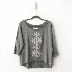 Grey sweater from Hollister